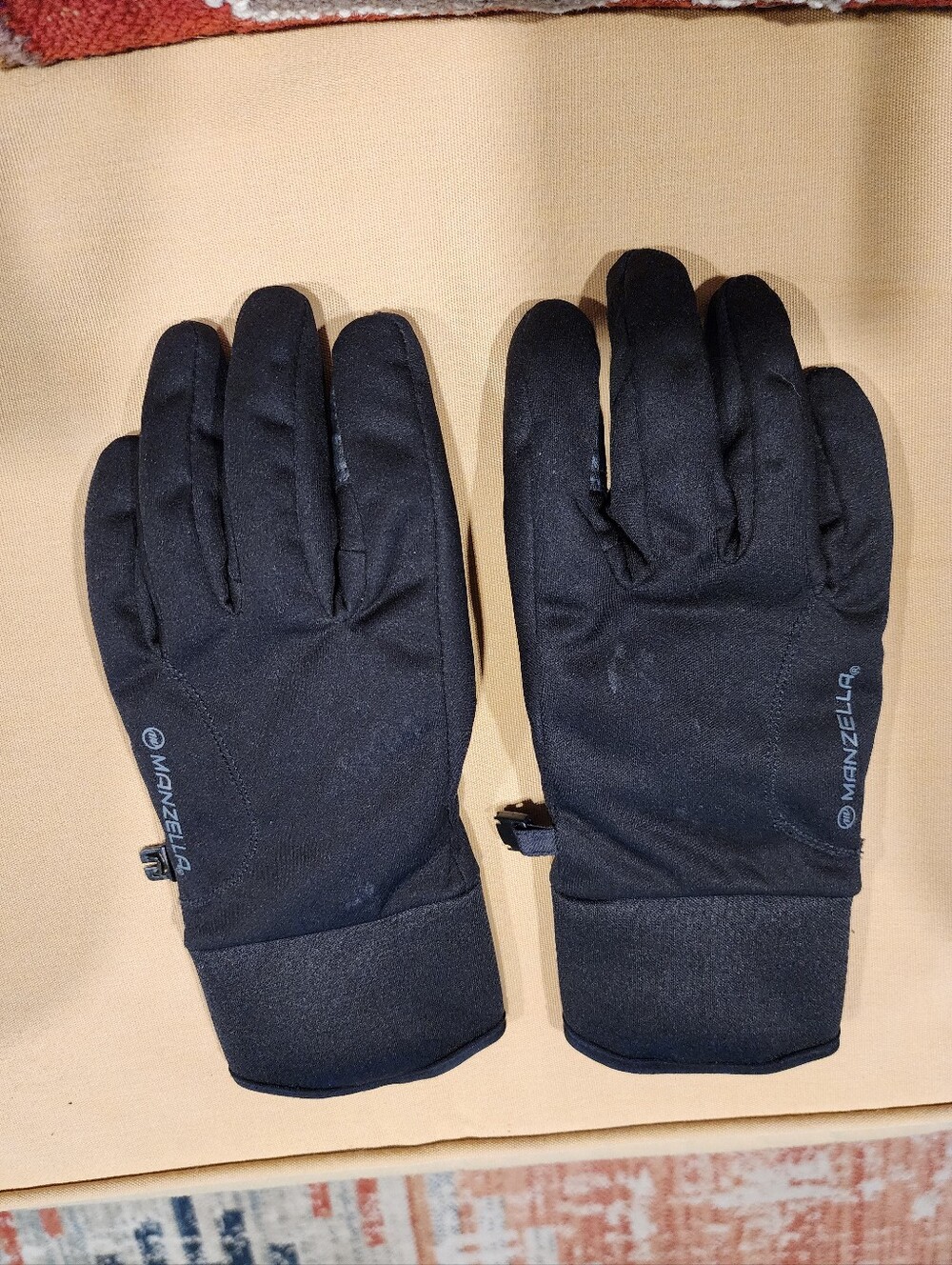 Manzella Women's Black Winter Gloves Medium